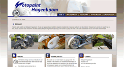 Desktop Screenshot of motopaint-hogenboom.nl